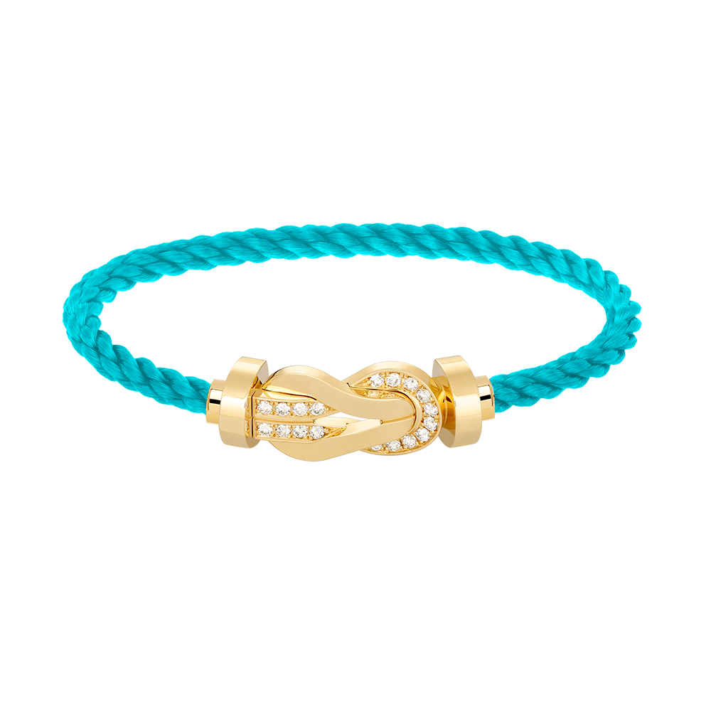 [moco jewelrys]CHANCE GROSSE ACHT-FIGUREN-SCHNALLE HALBDAMANT-ARMBAND GOLD