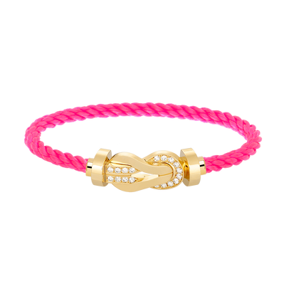 [moco jewelrys]CHANCE GROSSE ACHT-FIGUREN-SCHNALLE HALBDAMANT-ARMBAND GOLD