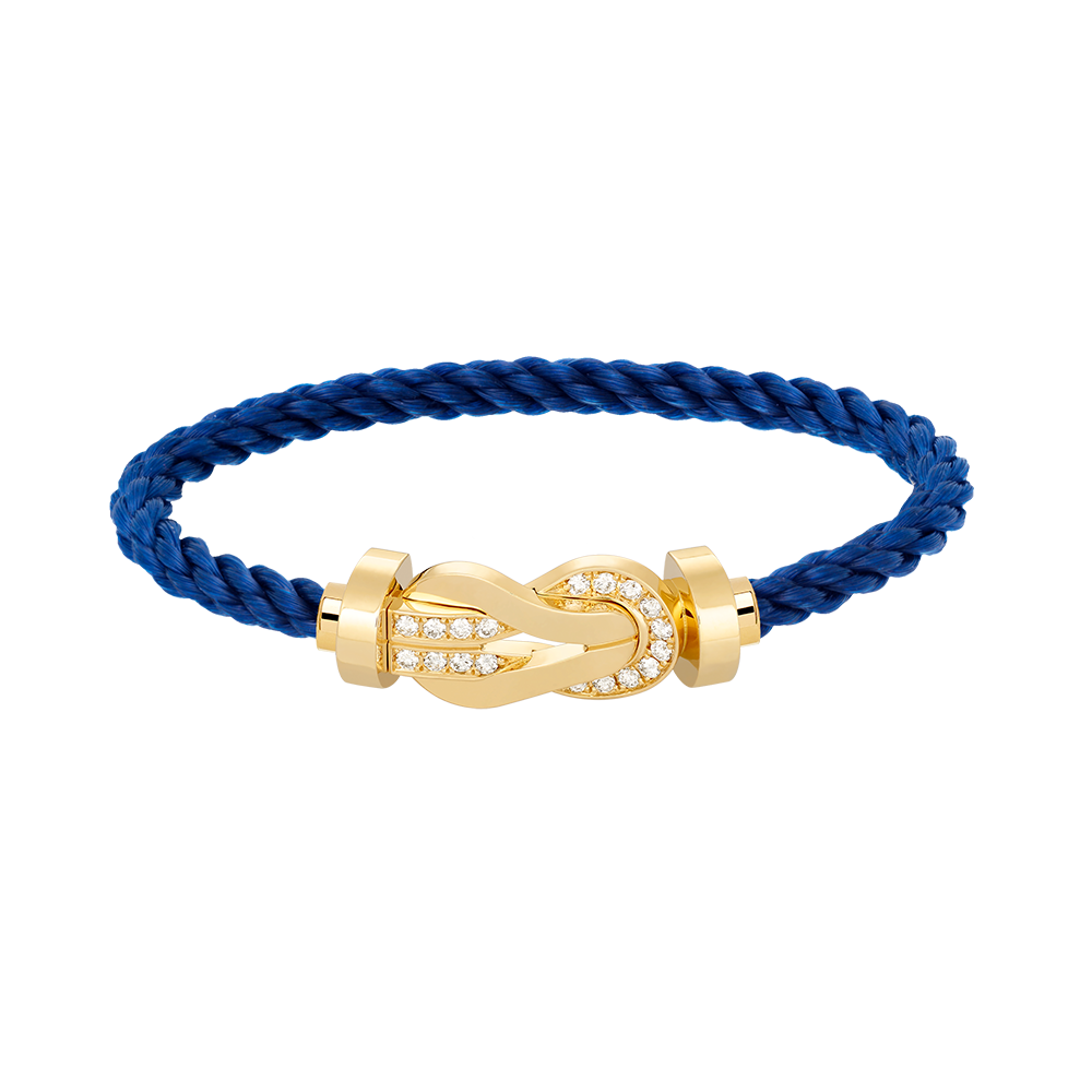 [moco jewelrys]CHANCE GROSSE ACHT-FIGUREN-SCHNALLE HALBDAMANT-ARMBAND GOLD