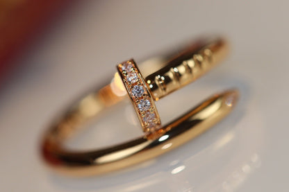 [moco jewelrys]JUSTE RING 2,65MM GOLD DIAMOND