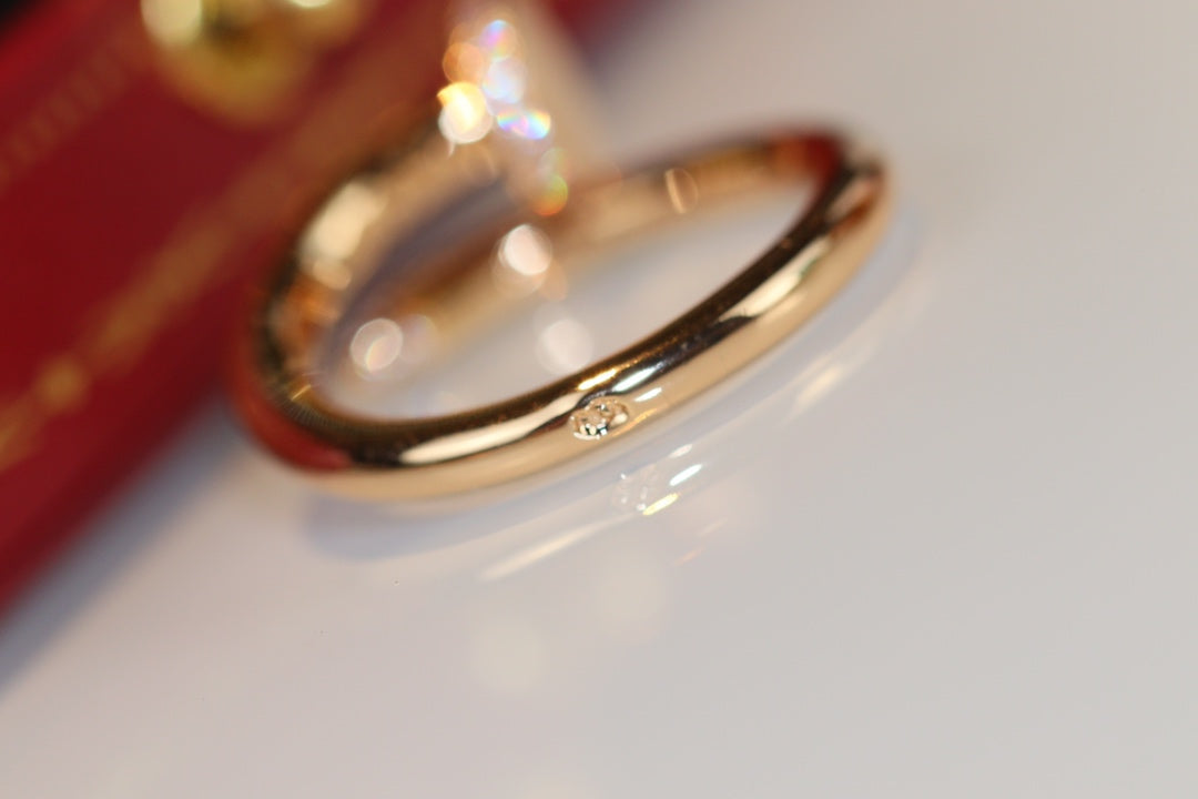 [moco jewelrys]JUSTE RING 2,65MM GOLD DIAMOND