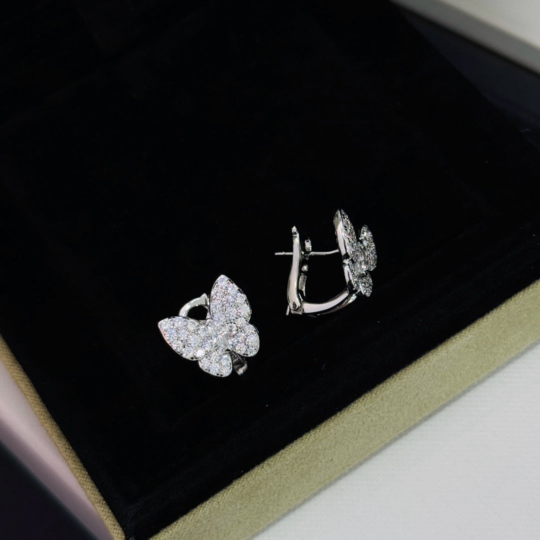 [moco jewelrys]BUTTERFLY ALL DIAMOND OHRRINGE