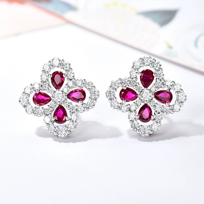 [moco jewelrys]CREOLEN VOLL MOTIV DIAMANT 16MM
