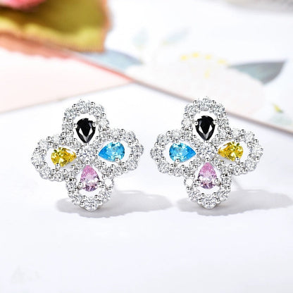[moco jewelrys]CREOLEN VOLL MOTIV DIAMANT 16MM