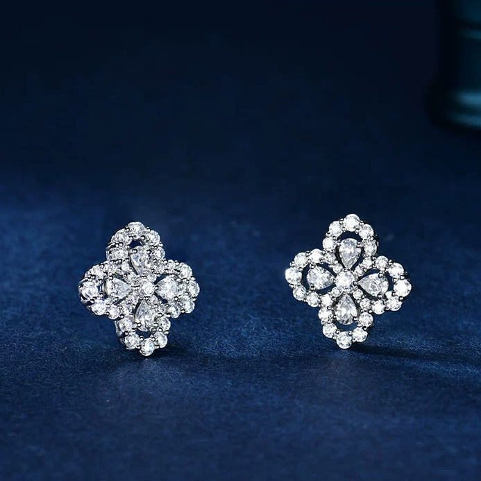 [moco jewelrys]CREOLEN VOLL MOTIV DIAMANT 16MM