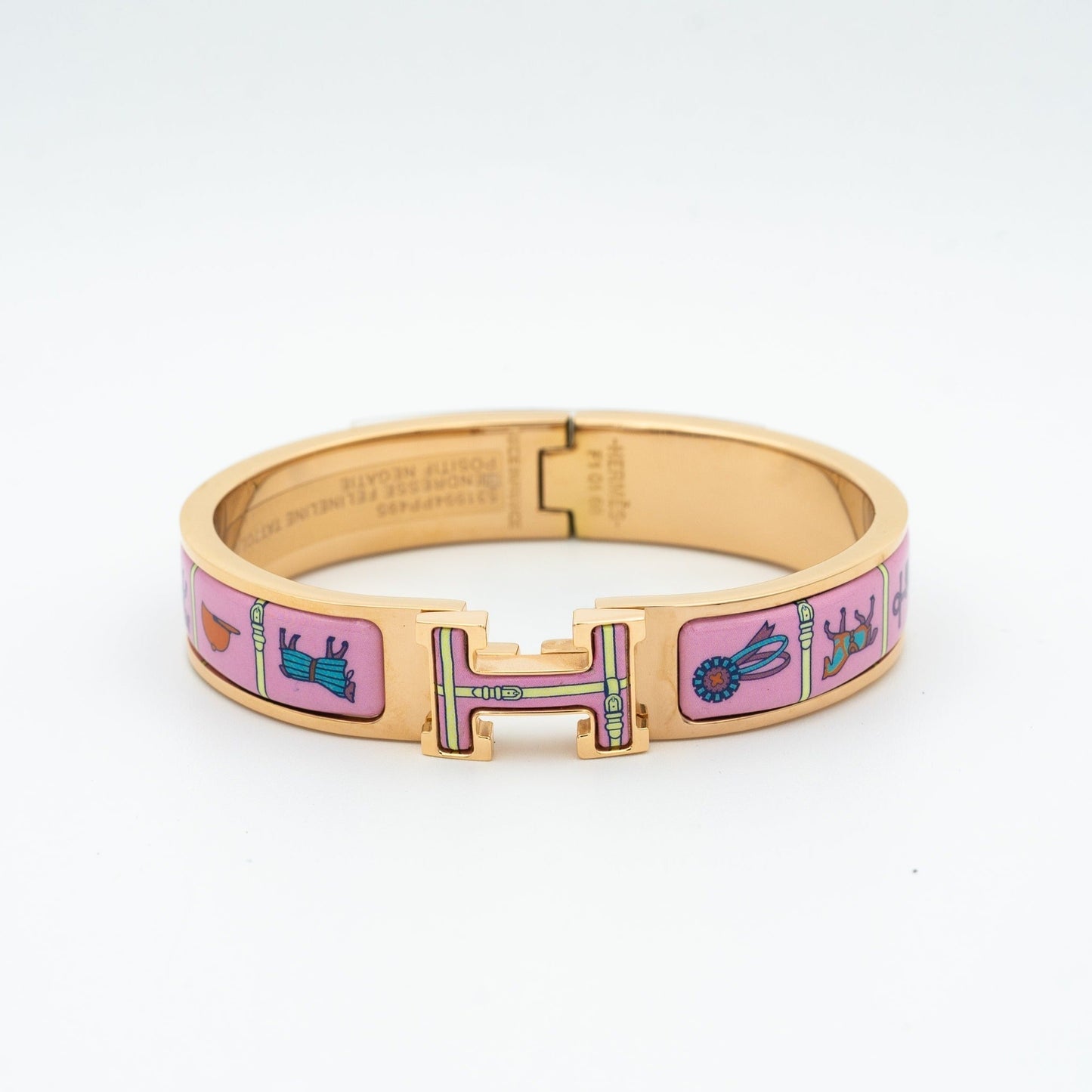 [moco jewelrys]H ROSÉGOLDARMBAND ROSAFARBENE KERAMIK