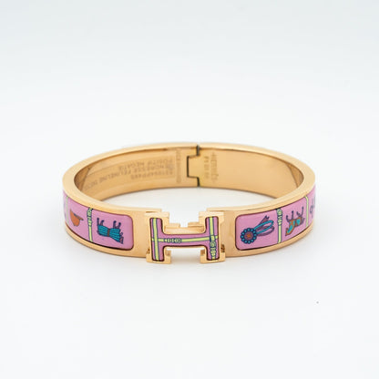 [moco jewelrys]H ROSÉGOLDARMBAND ROSAFARBENE KERAMIK