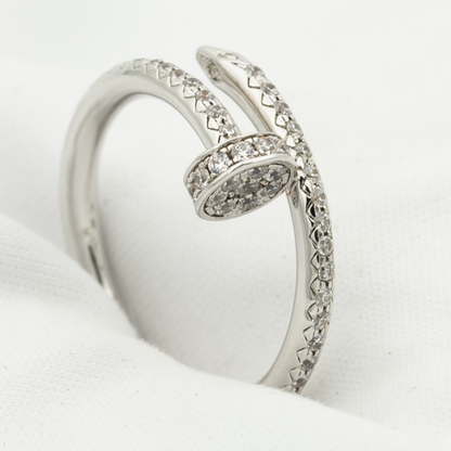 [moco jewelrys]JUSTE RING 1.8MM SILBER DIAMANTEN