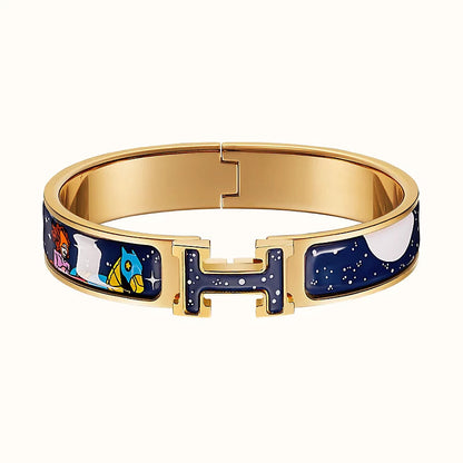 [moco jewelrys]H STERN- UND MOND-ARMBAND 12MM