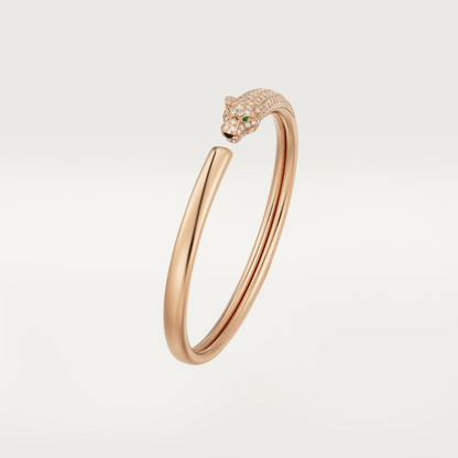 [moco jewelrys]PANTHER ROSÉGOLD DIAMANT OFFENER ARMBAND